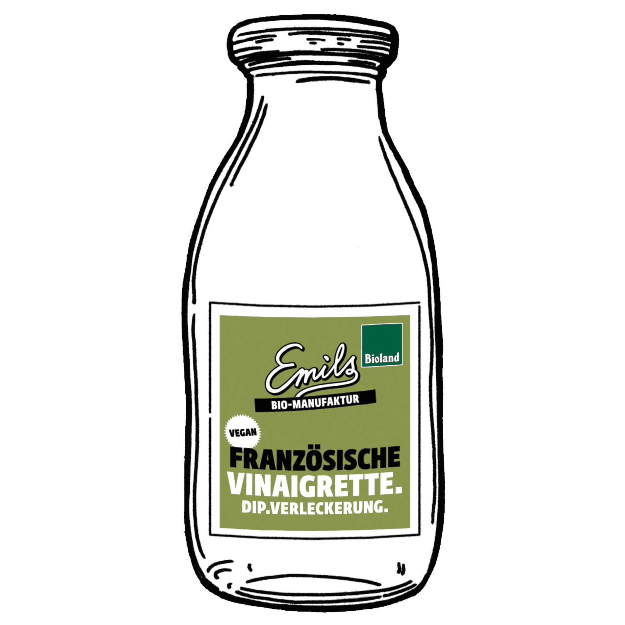 Vegane Französische Vinaigrette 250 ml**