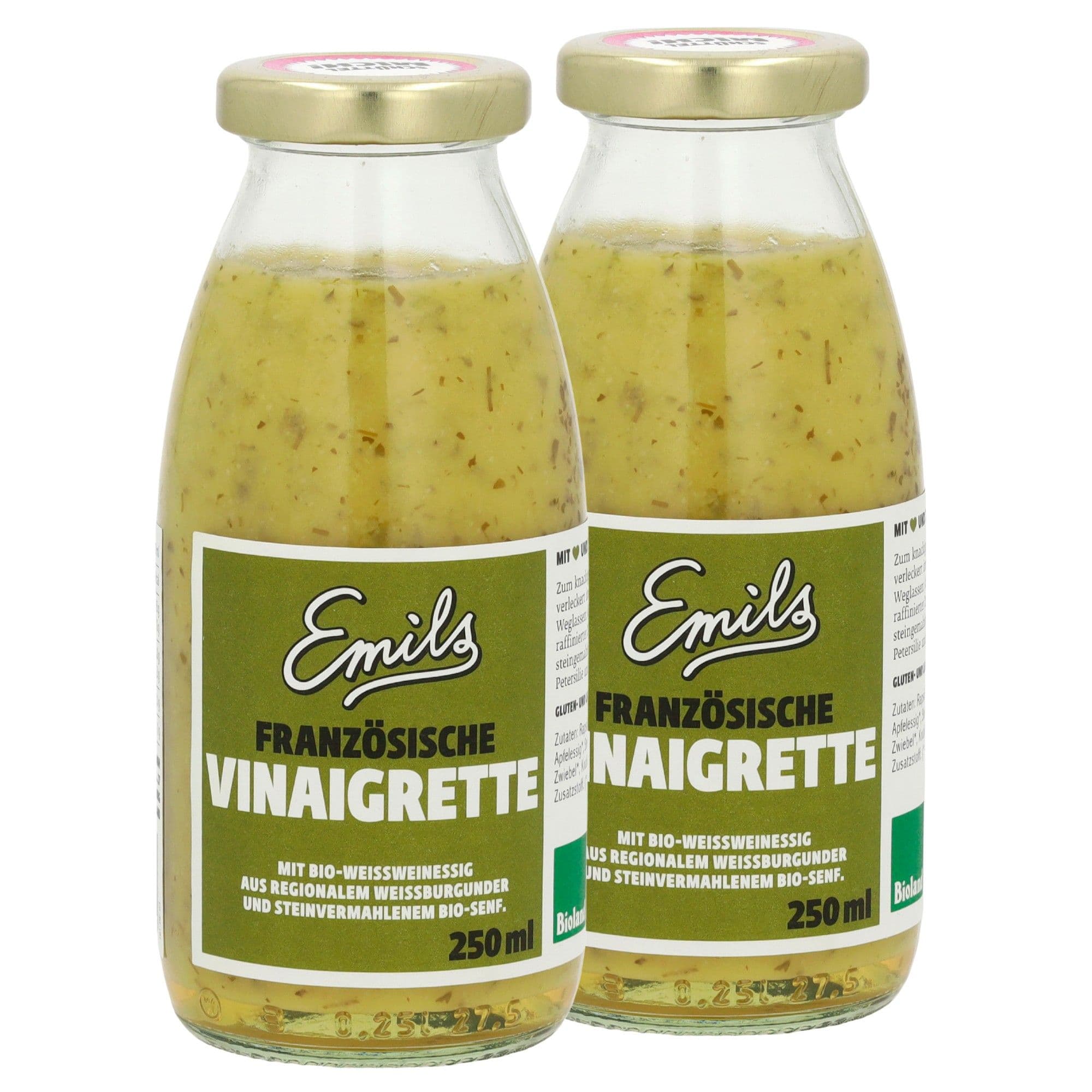 Vegane Französische Vinaigrette 2 x 250 ml** Bild 1