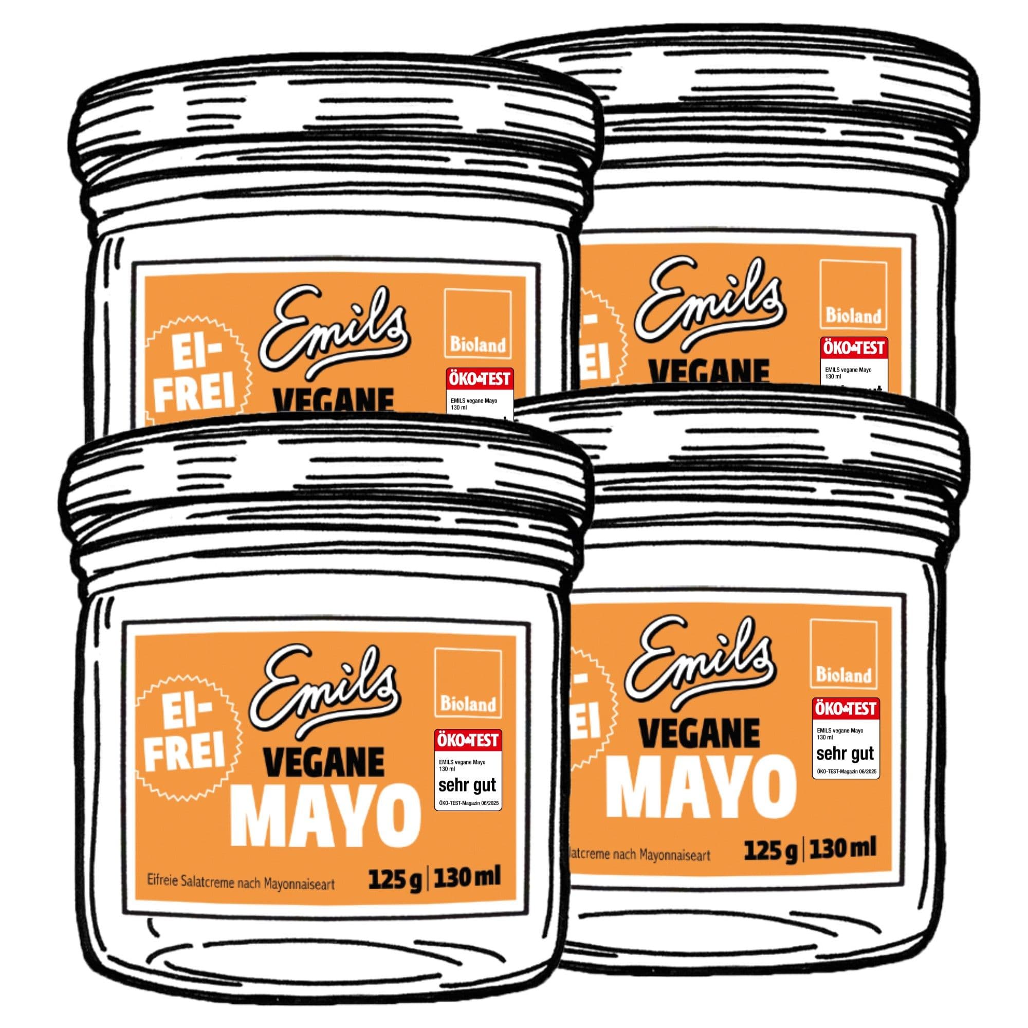 Vegane Mayo 4 x 130 ml**
