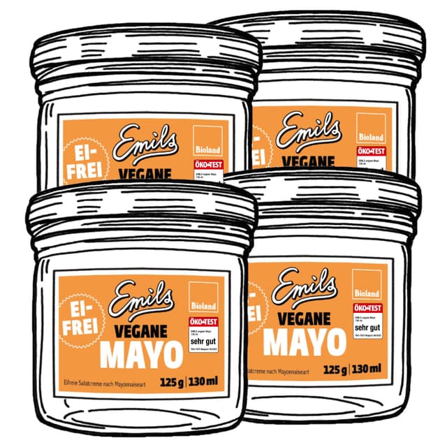 Vegane Mayo 4 x 130 ml**