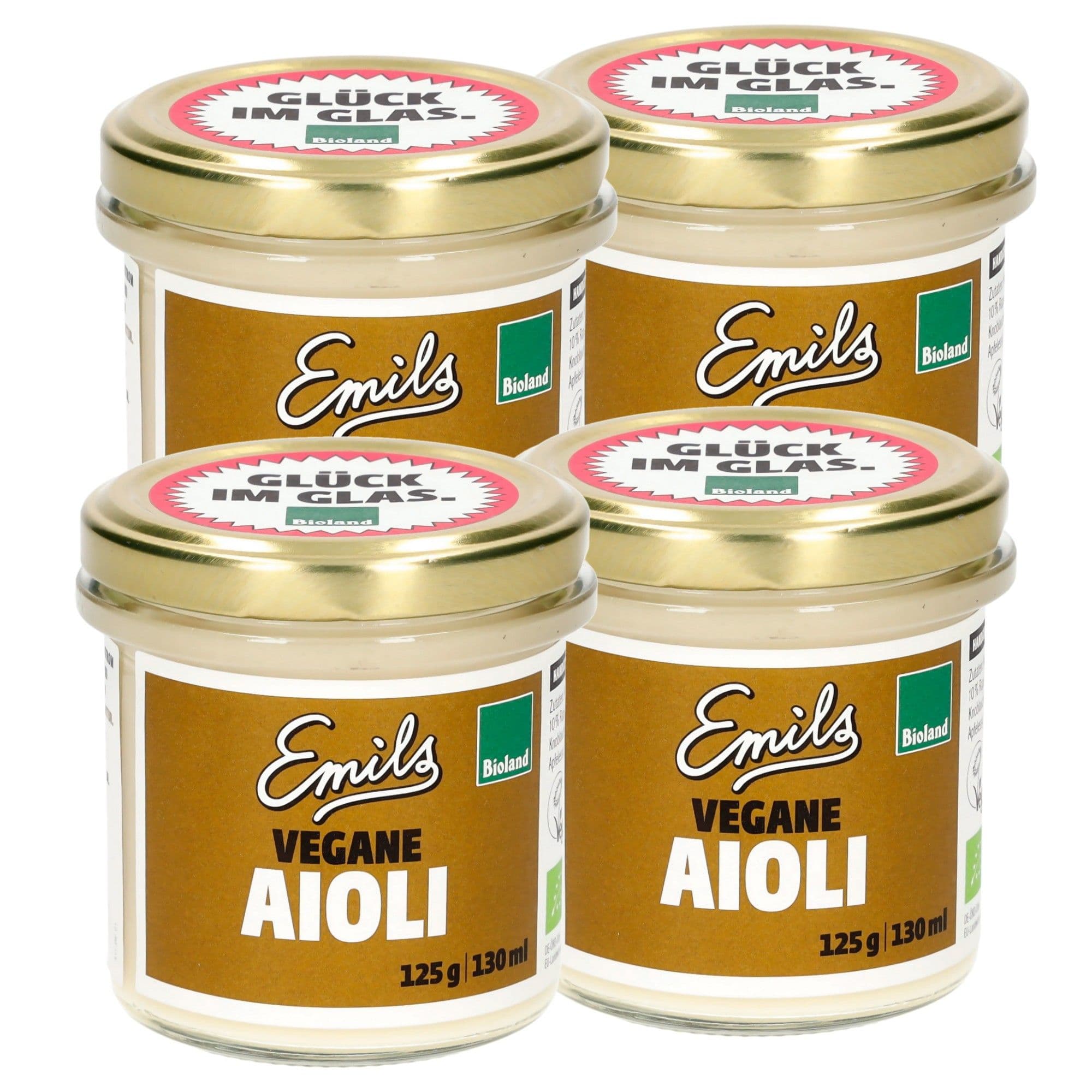 Vegane Bioland Aioli Emils 4 x 130 ml