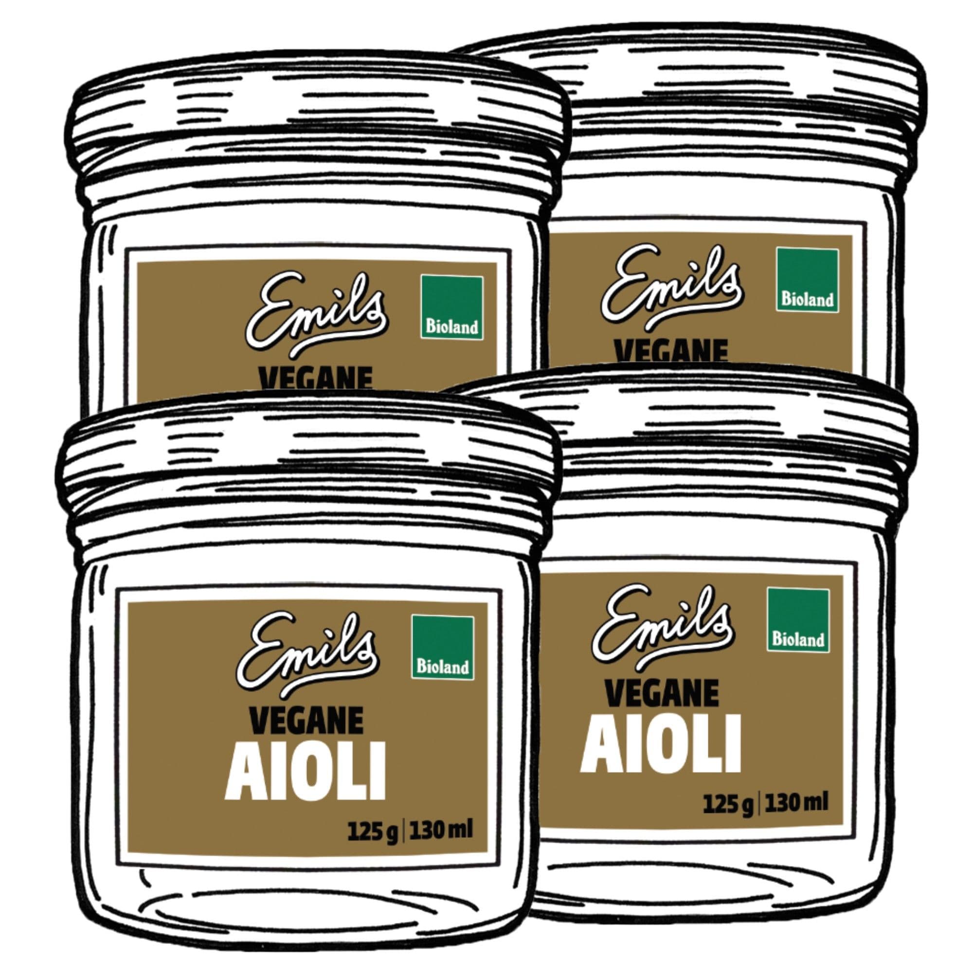 Vegane Aioli 4 x 130 ml**