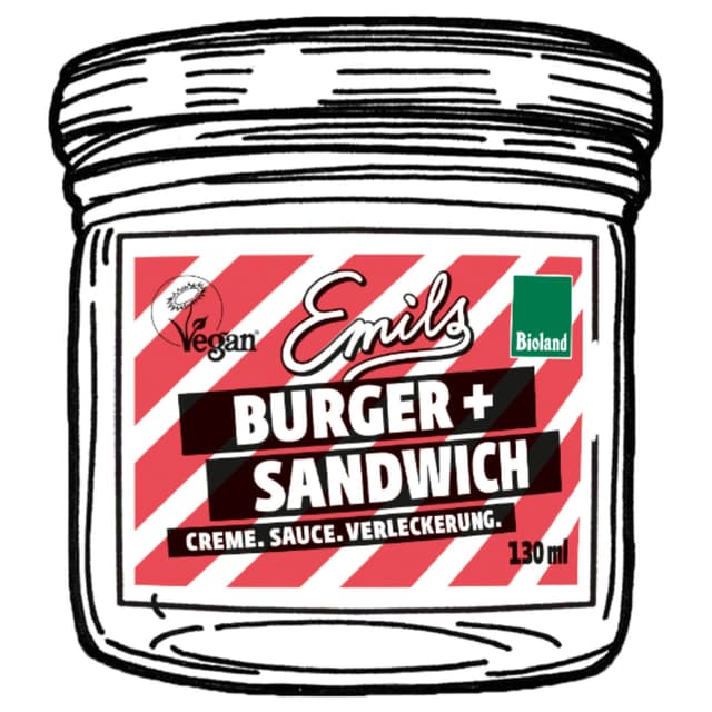 Vegane Burger- und Sandwichcreme 130 ml**
