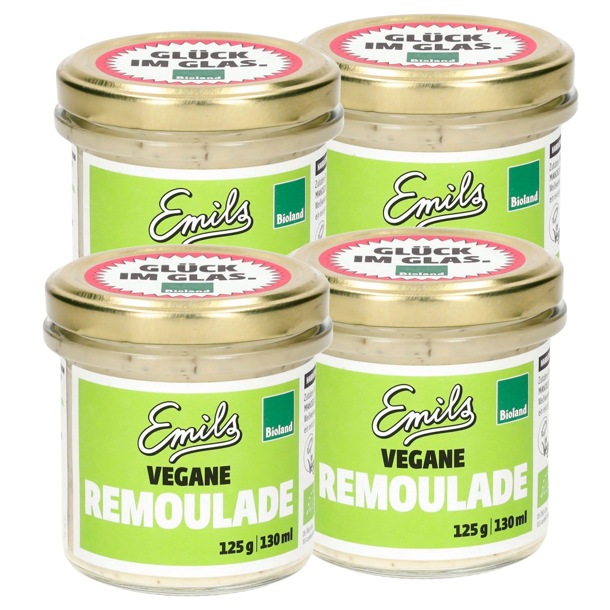 Vegane Bioland Remoulade Emils 4 x 130 ml