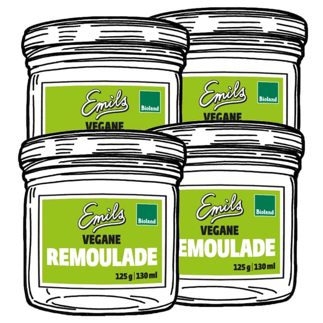 Vegane Remoulade 4 x 130 ml**