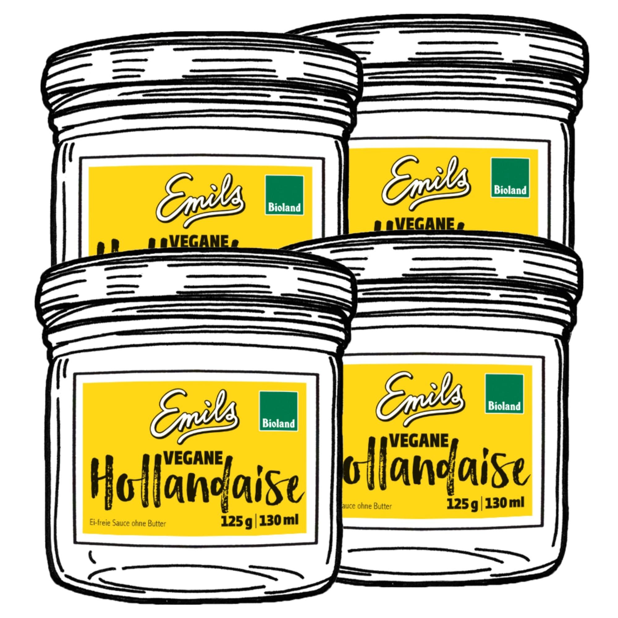 Vegane Sauce Hollandaise  4 x 130 ml**