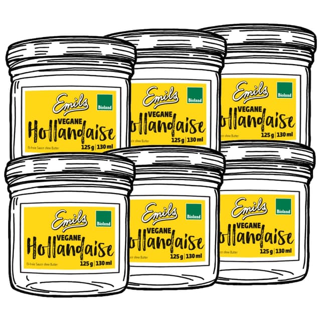 Vegane Sauce Hollandaise 6 x 130 ml**