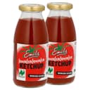 Emils Bio Tomaten Ketchup ohne Kristallzucker, 2 x 250 ml Flasche