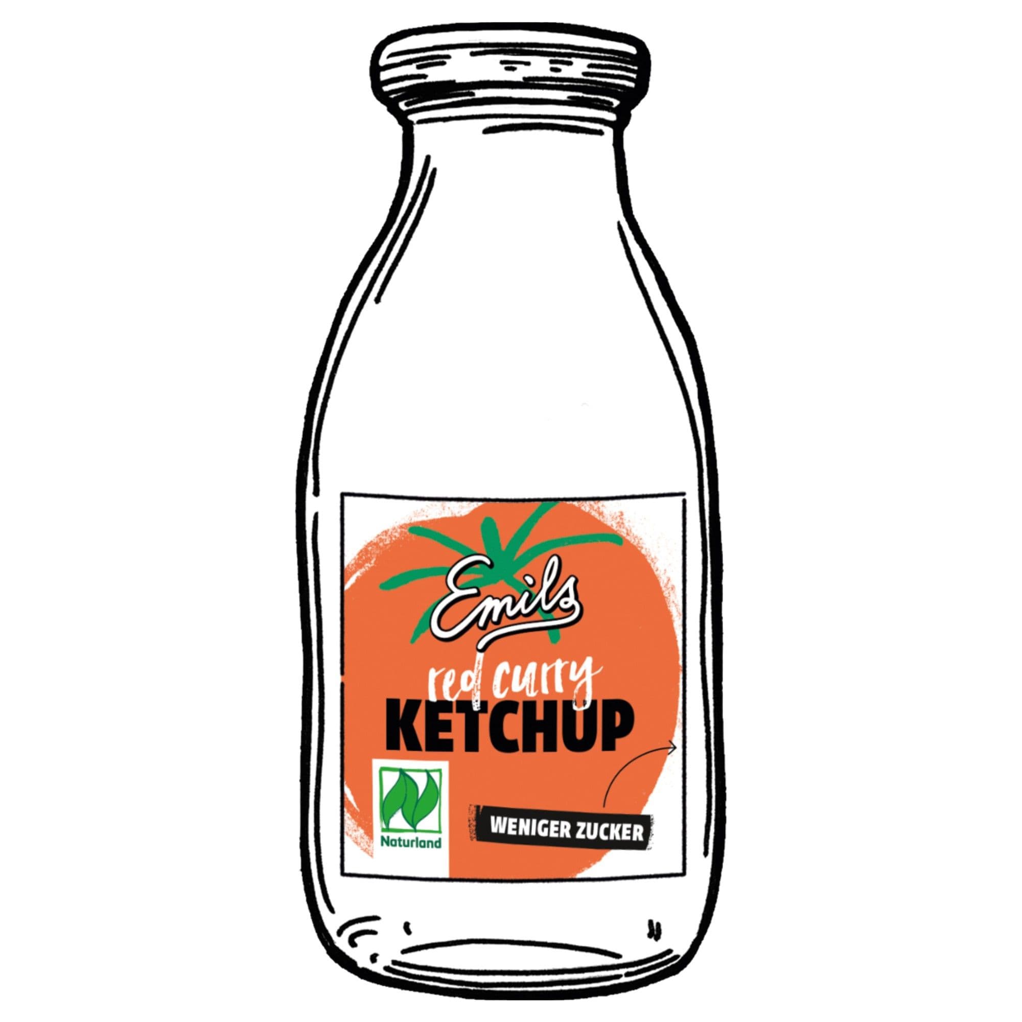 Red Curry Ketchup 250 ml**