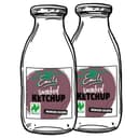 Illustration Buchenholzrauch für den Emils Smoked Ketchup 2 x 250 ml