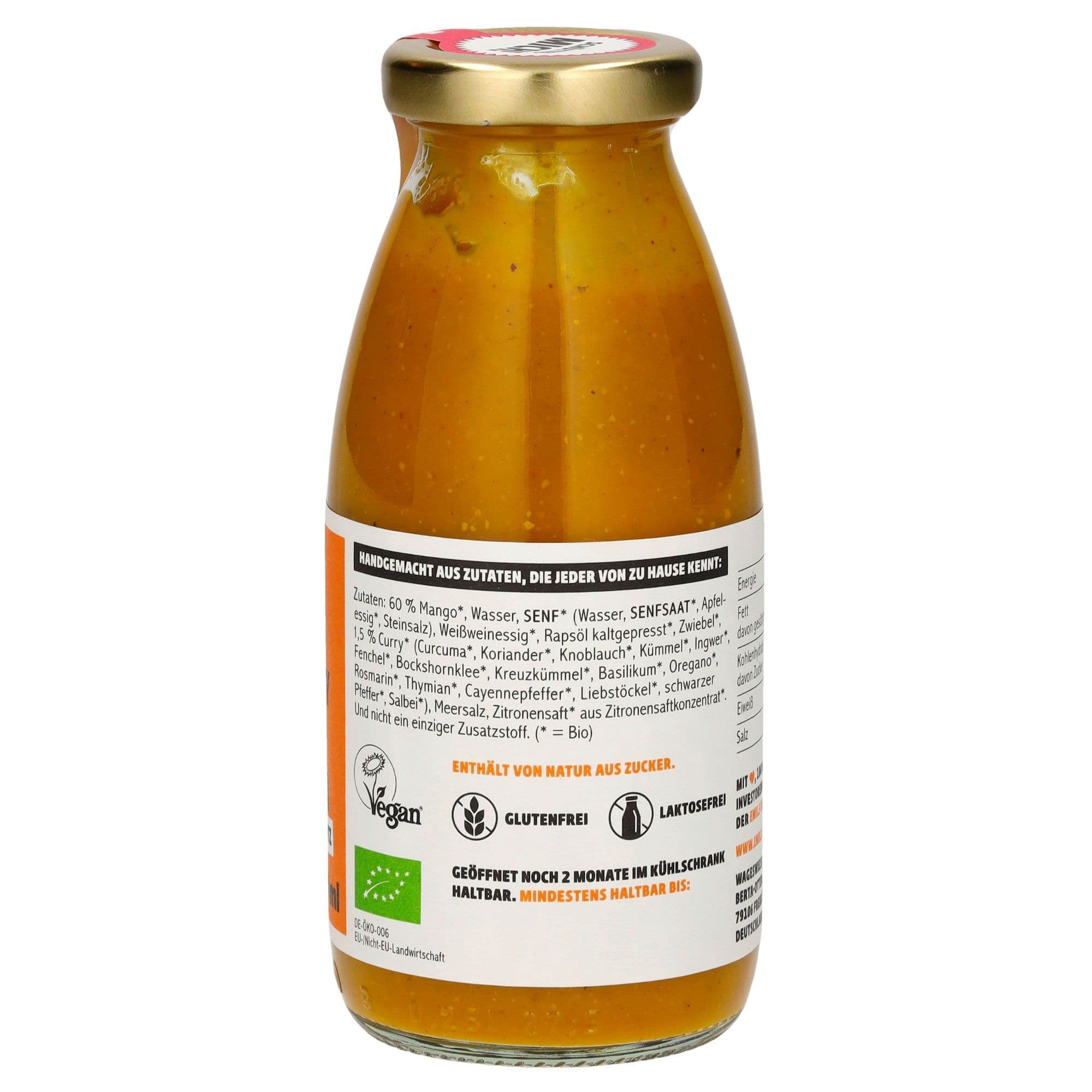 Mango Curry Sauce 250 ml** Bild 2