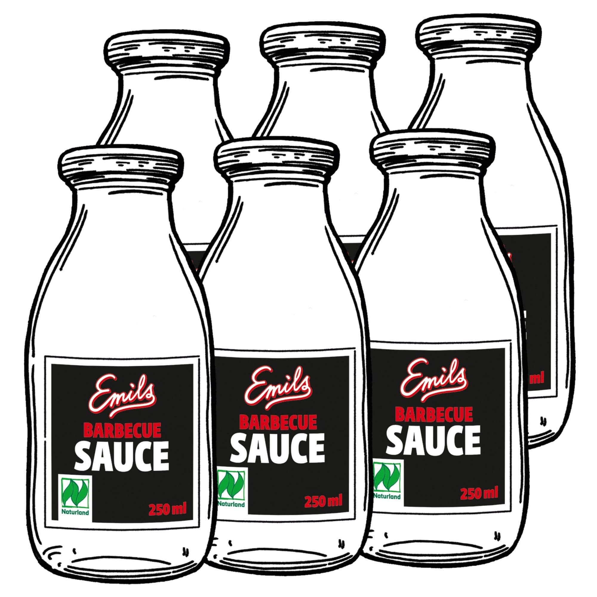 Barbecue Sauce 6 x 250 ml**