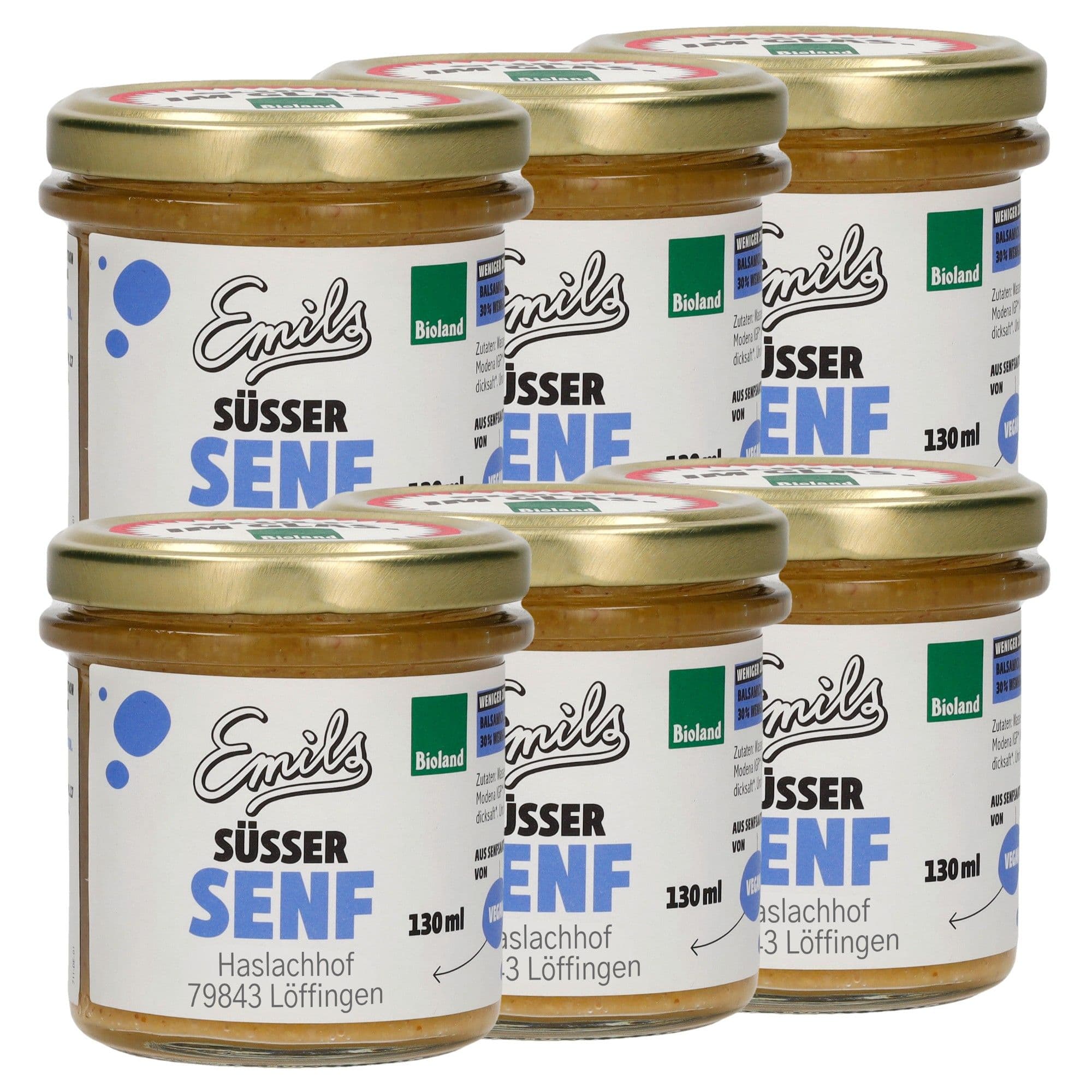 Süßer Senf 6 x 130 ml** Bild 1