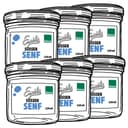 Illustration:  6 x Emils süßer Senf ohne Kristallzucker, 6 x 130 ml im Glas