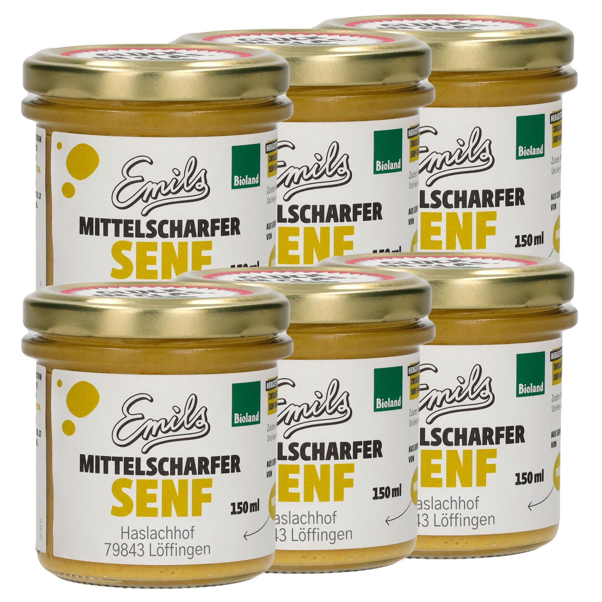 Mittelscharfer Senf 6 x 150 ml** Bild 1