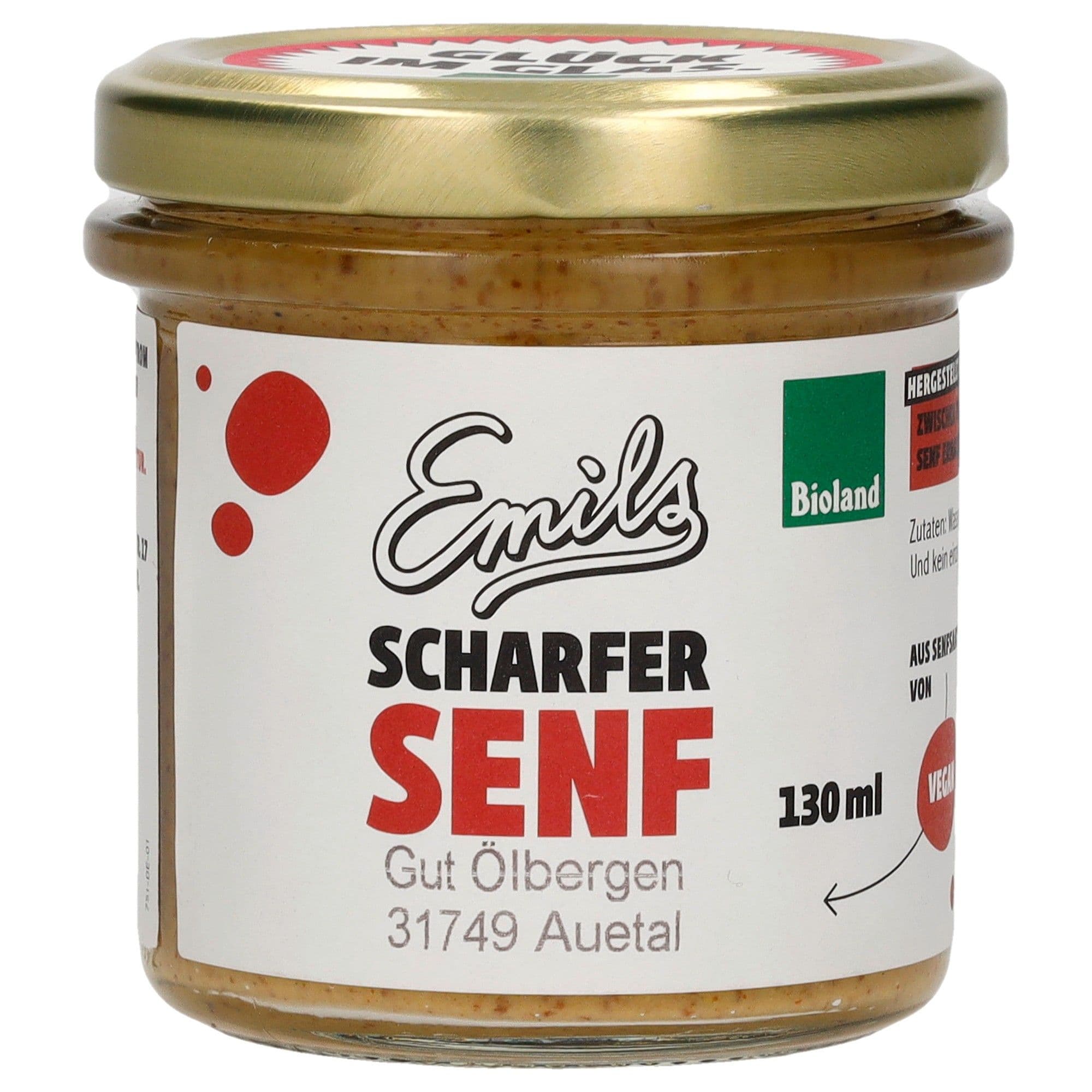 Scharfer Bioland Senf Emils 130 ml