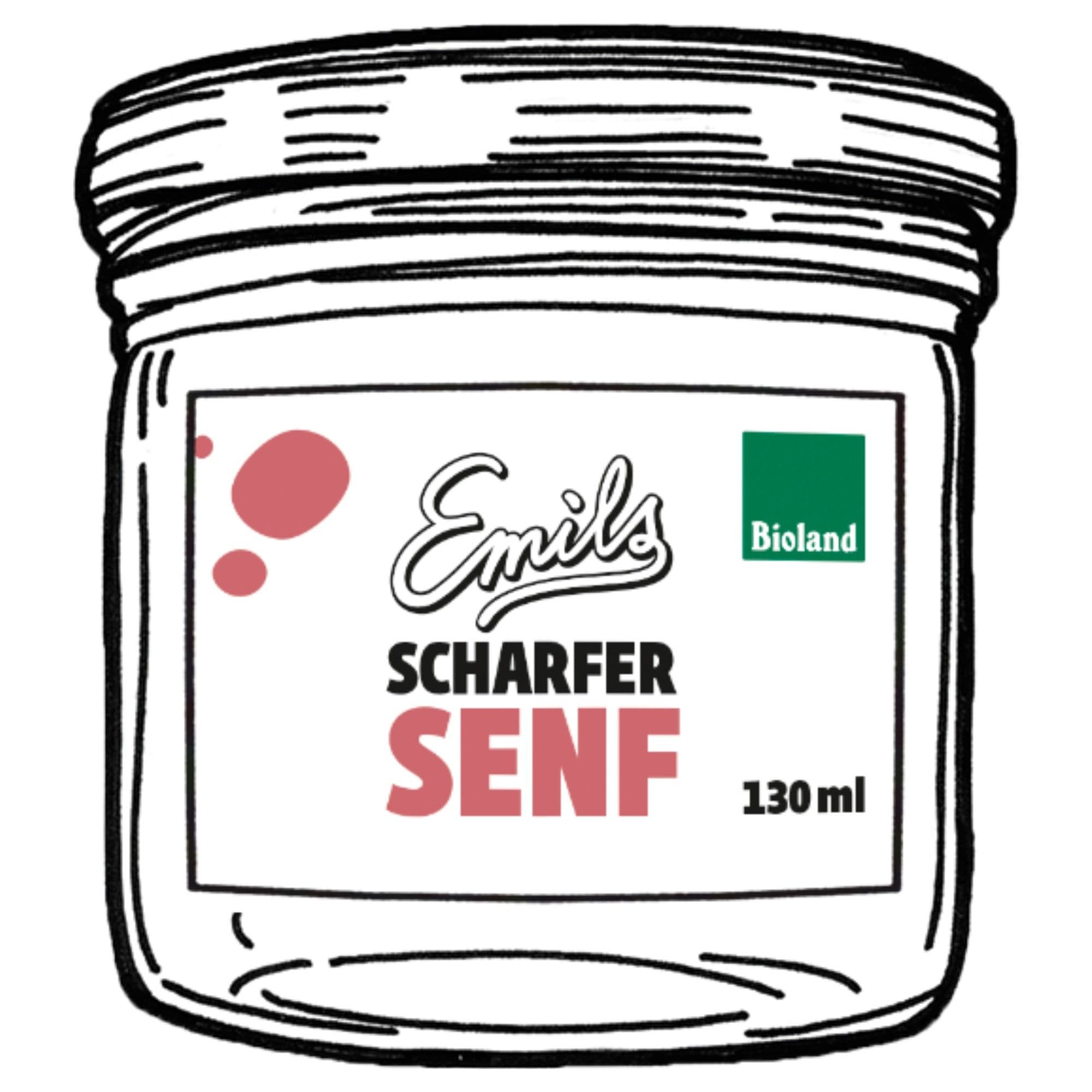 Scharfer Senf 130 ml**