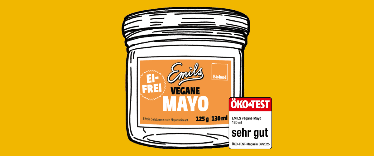 ÖKO-Test "Sehr gut" für Emils Vegane Mayo