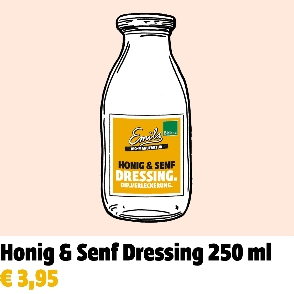 Emils Honig und Senf Dressing 250 ml
