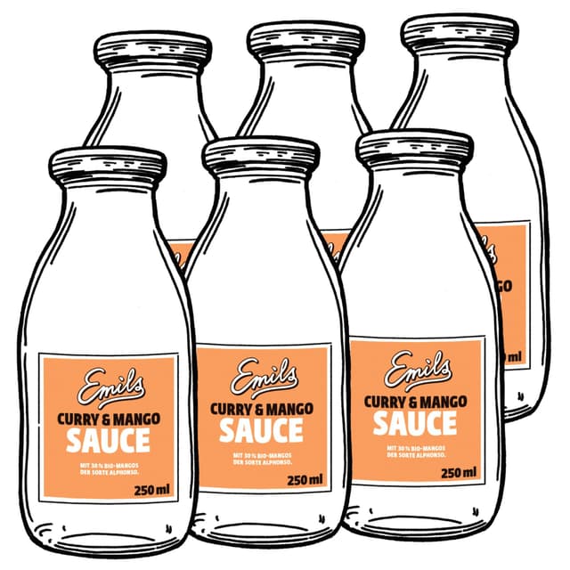 Curry & Mango Sauce 6 x 250 ml