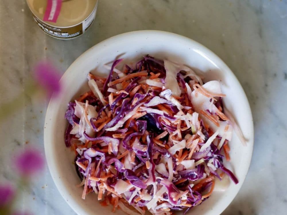 veganer coleslaw