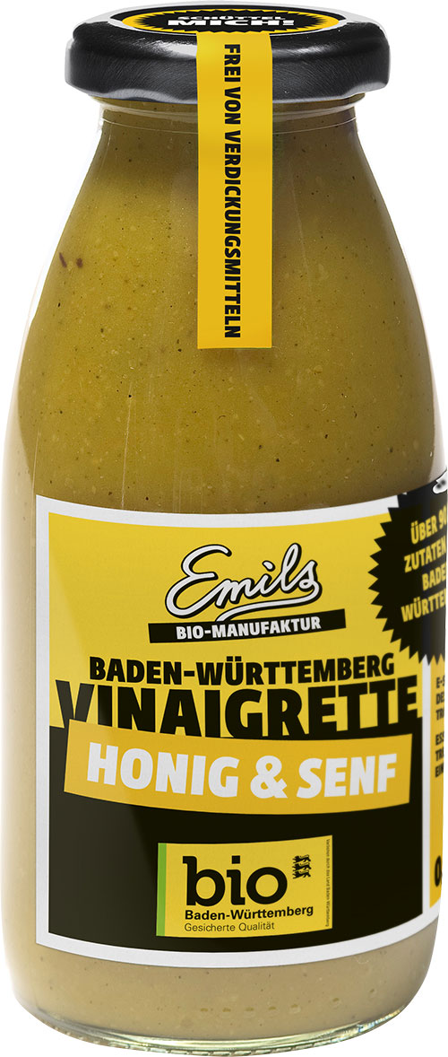 Emils Bio-Baden-Württemberg Honig Senf Vinaigrette 250 ml