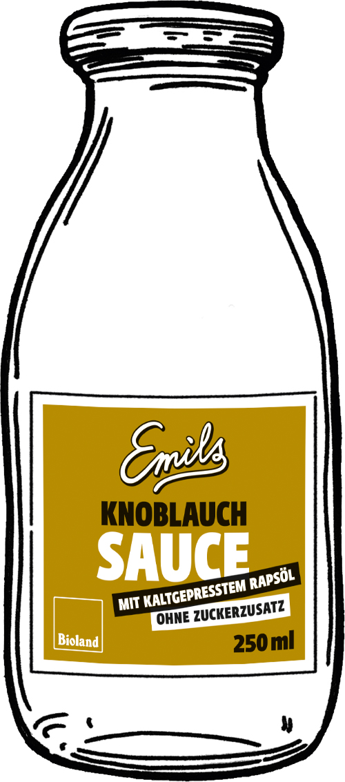 Emils Bioland Knoblauchsauce ohne Zuckerzusatz